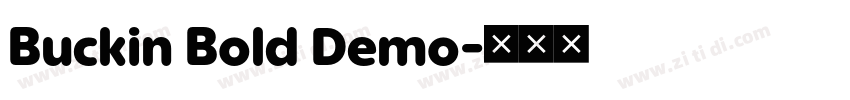 Buckin Bold Demo字体转换